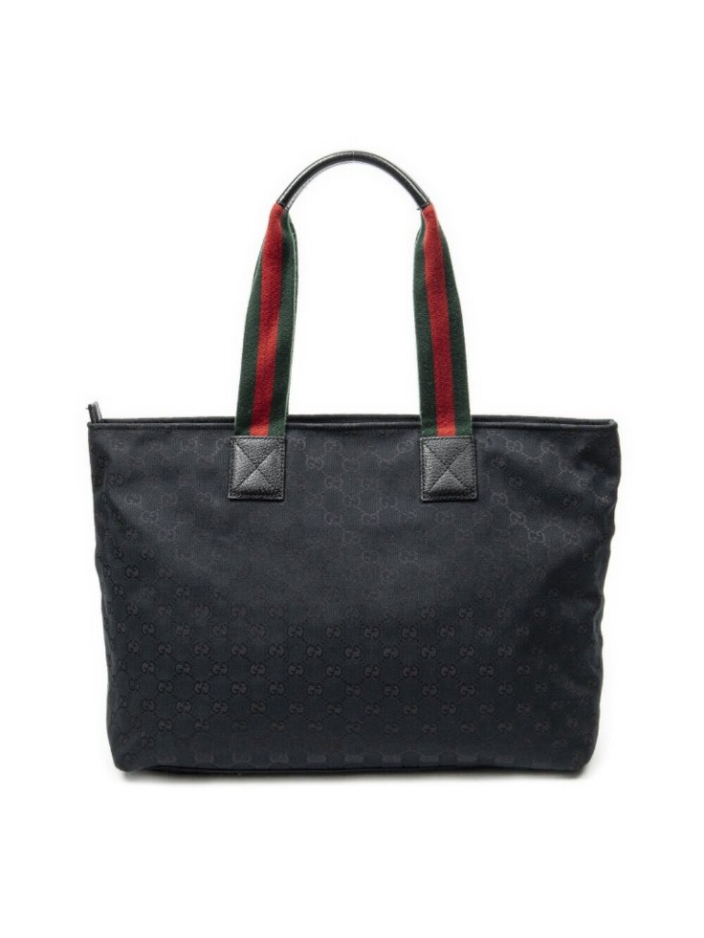 Gucci Web Large Diaper Tote Black GG Canvas - Picture 5 of 10